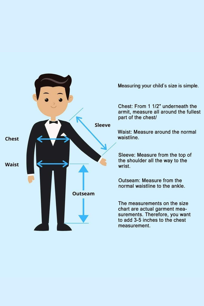 Made in USA and Toddler Tuxedo - Infant Boy Baby Suit - Little Boys Tux Kids - Trajes para Bebes Niño