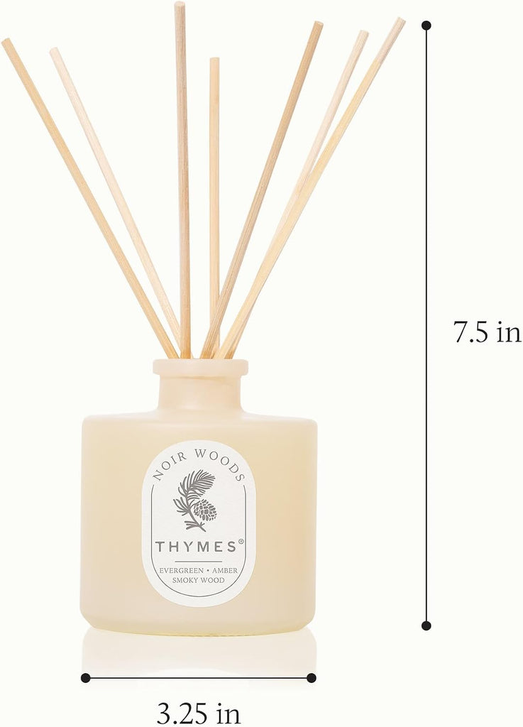 Petite Oil Reed Diffuser Set - Includes Reeds, Fragrance Oil & Glass Bottle - Luxury Scent Diffusers Decor - Notes of