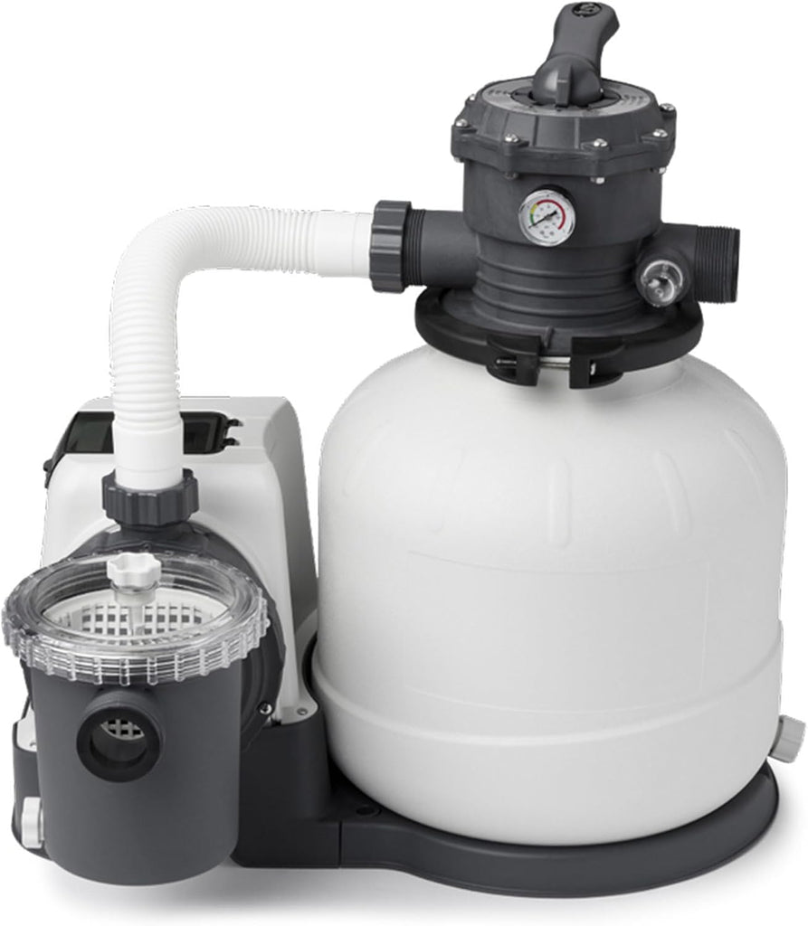 26647EG Krystal Clear 2800 GPH Sand Filter Pump for Above Ground Pools Bundled with OptiFlow 2 Pack Premium Pure