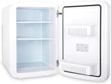Vibe Mini Fridge for Bedroom - With Cool Front Magnetic Whiteboard - 15L Portable Small Refrigerator for Travel, Car &
