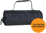 Outdoor Patio / RV Camping Mat - Swirl (Black/White, 9-Feet x 12-Feet)