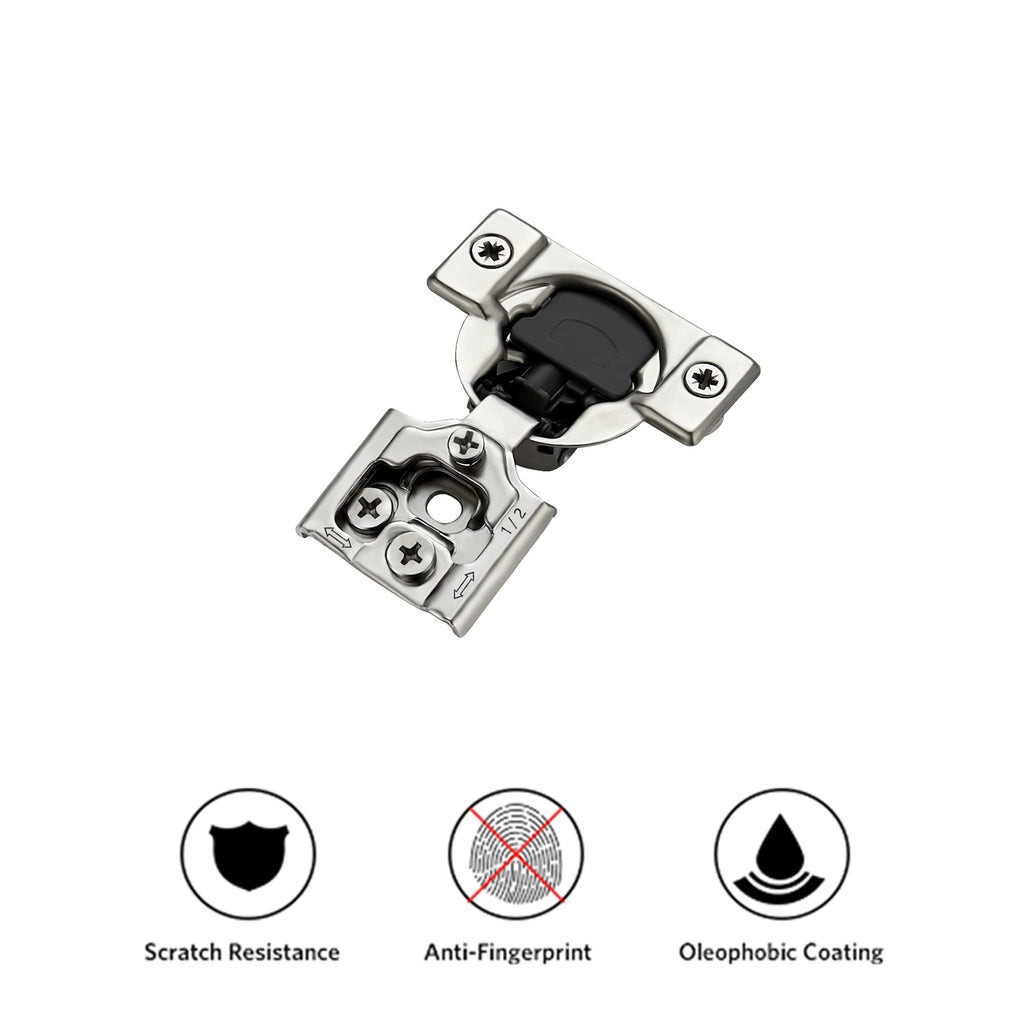 1/2 Inch Overlay Soft Close Hinge Kitchen Cabinet Hinges 20 Pack