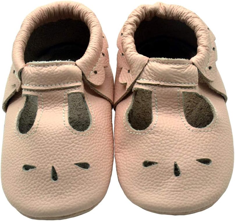Baby Leather Shoes Soft First Walker Shoes Crib Shoes Moccasins for Toddlers
