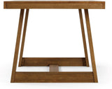 72 Inch Farmhouse Dining Table, Solid Wood Rustic Kitchen Table, Large Wooden Rectangular Dinner Table for Dining