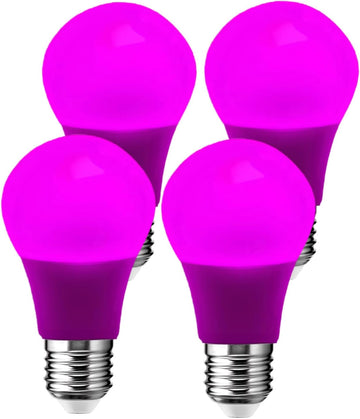 A19 LED Purple Light Bulb, LED Purple Black Lights 100W Equivalent