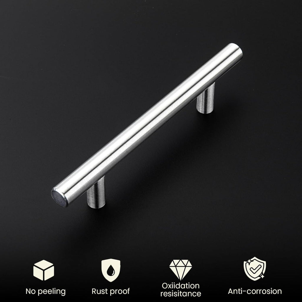 15 Pack Brushed Nickel Cabinet Pulls 3 Inch Handles Stainless Steel Cabinet Hardware and Bathroom Cabinets, 5 Inch