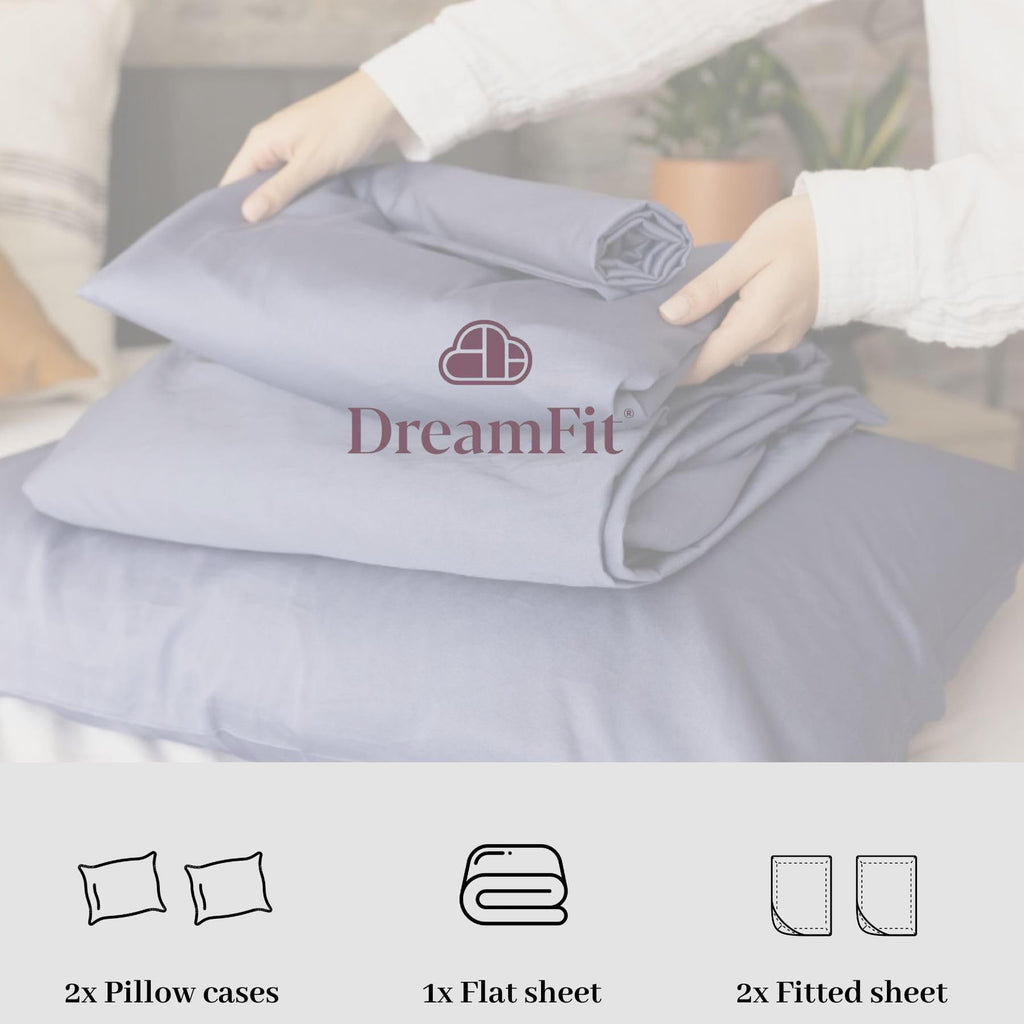 DreamChill Cooling Bamboo Sheets for Adjustable Beds Hot Sleepers with Elastic Corner Straps 20 inch Extra Deep