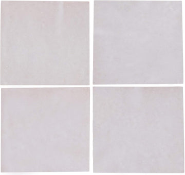 Mosaic & Tile House Handmade 4x4-in. Solid Color Off-White (MSC01-01)