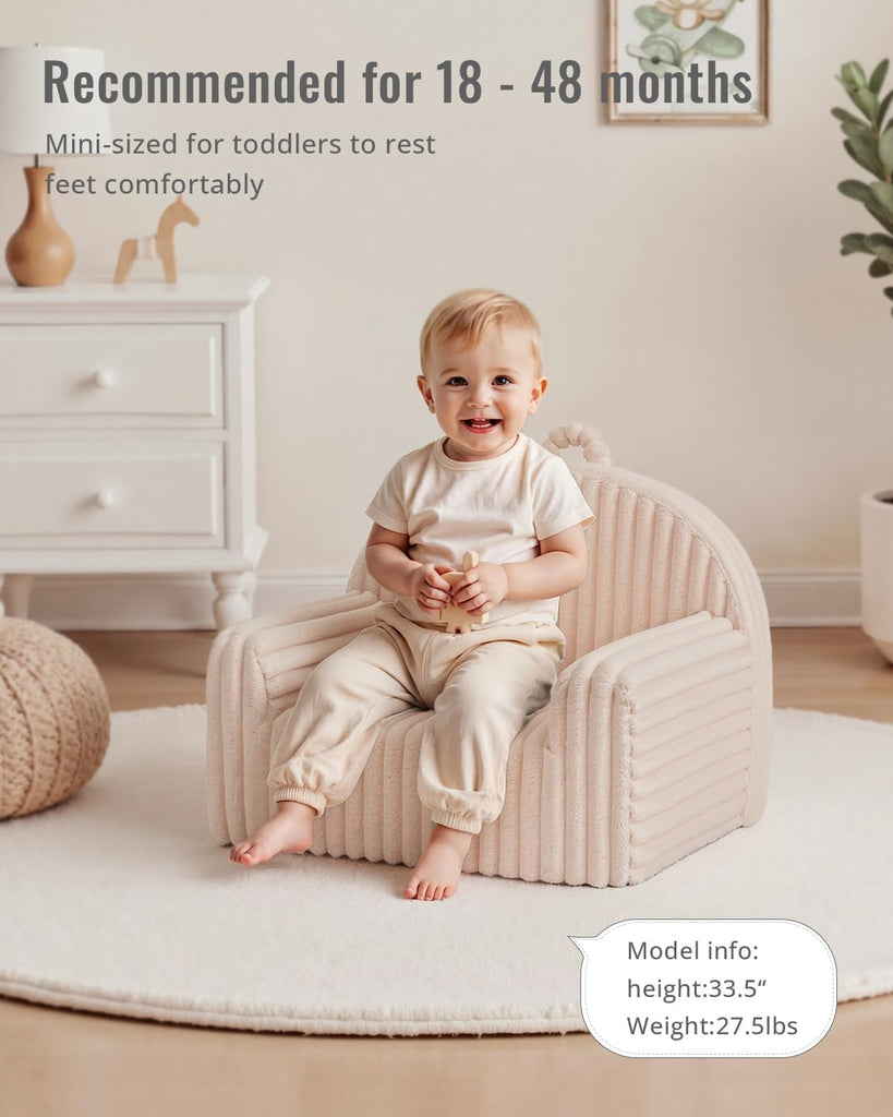 Kids Chair, Soft Kids Armchair, Comfortable Kids Couch Sofa for Reading Playing, Kids Furniture for Boys and Girls