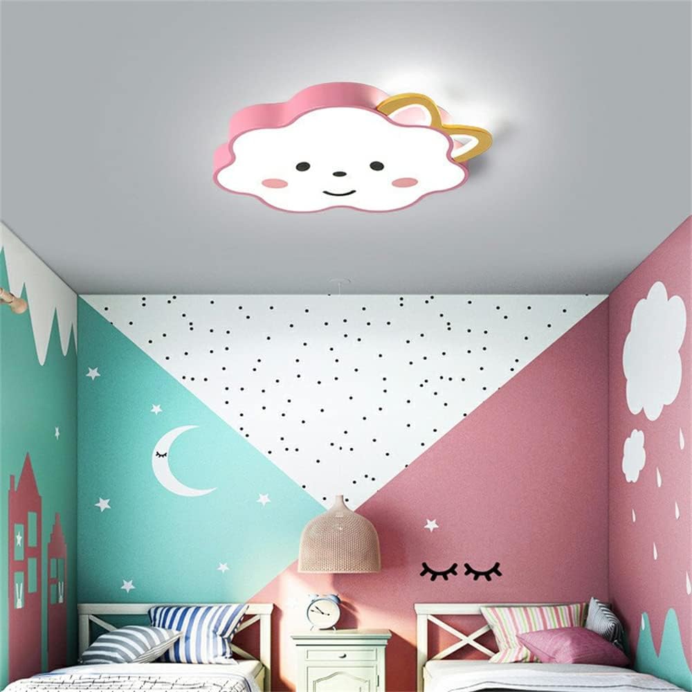 Lovely Cloud Shape LED Ceiling Light Girls Room LED Flush Mount Light Fixture Baby Room Close to Ceiling Lighting
