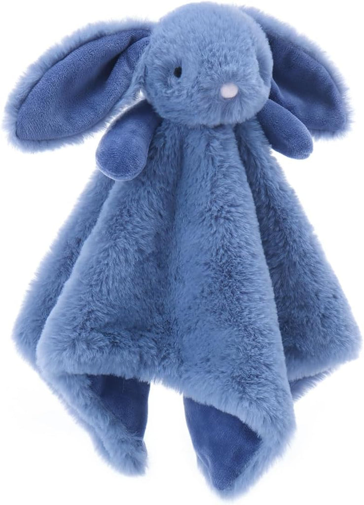 Stuffed Animals Blue Bunny Rabbit Security Blanket Lovey 14''
