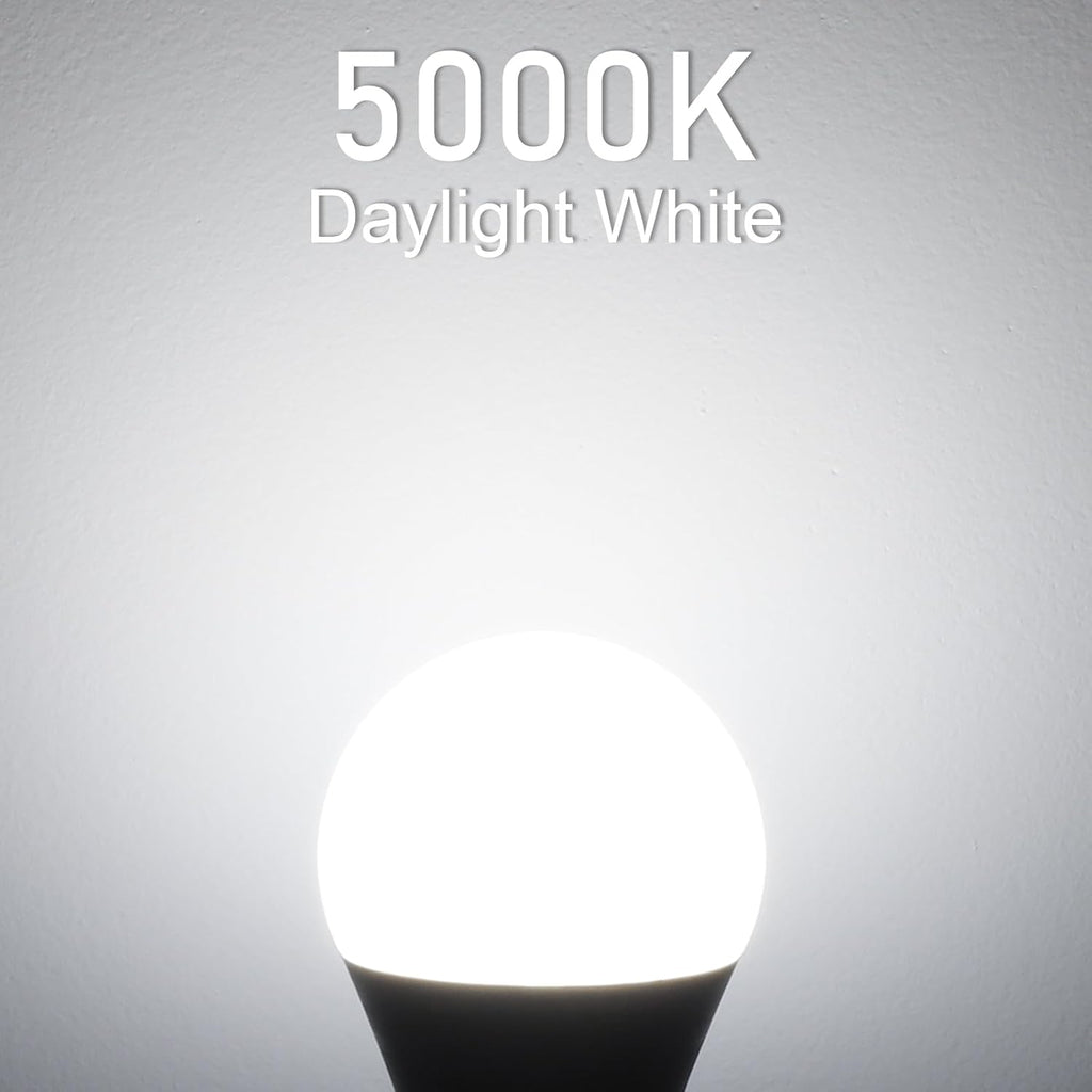 A19 LED Light Bulbs 60W Equivalent Daylight White 5000K