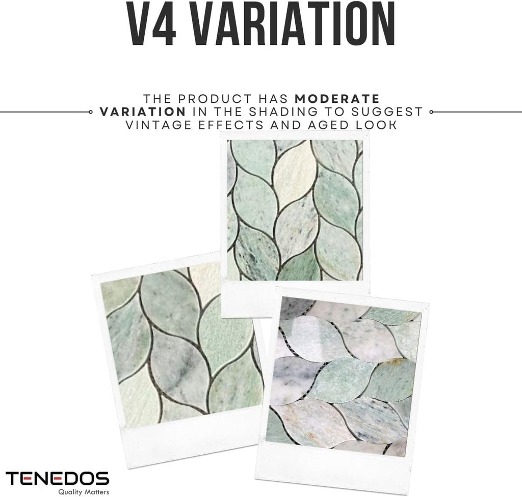 Ming Green Greyish Petal Marble Polished Floor Wall Tile Backsplash, Bathroon Shower, Fireplace Surround, Decor