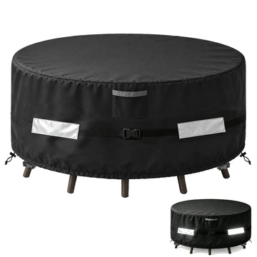 Round Patio Furniture Cover, 96"Dia x 28" H, Waterproof