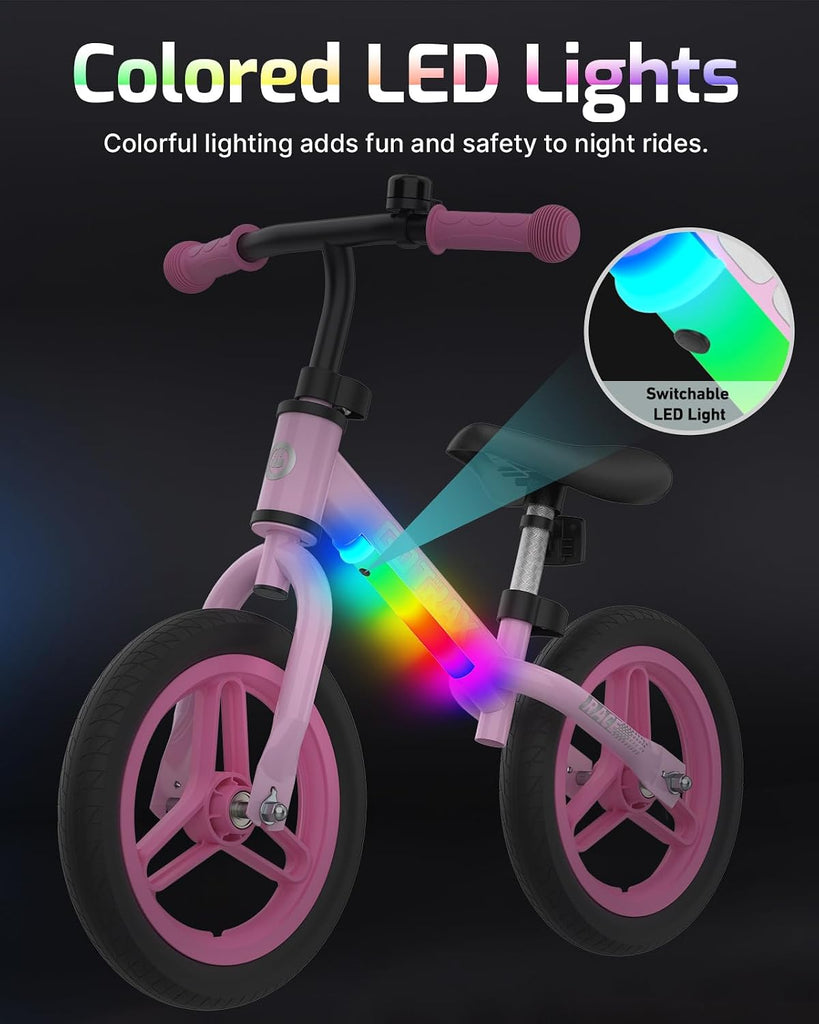 KS12 Toddler Balance Bike, 12" No-Pedal Bike for Boys&Girls Ages 2-5