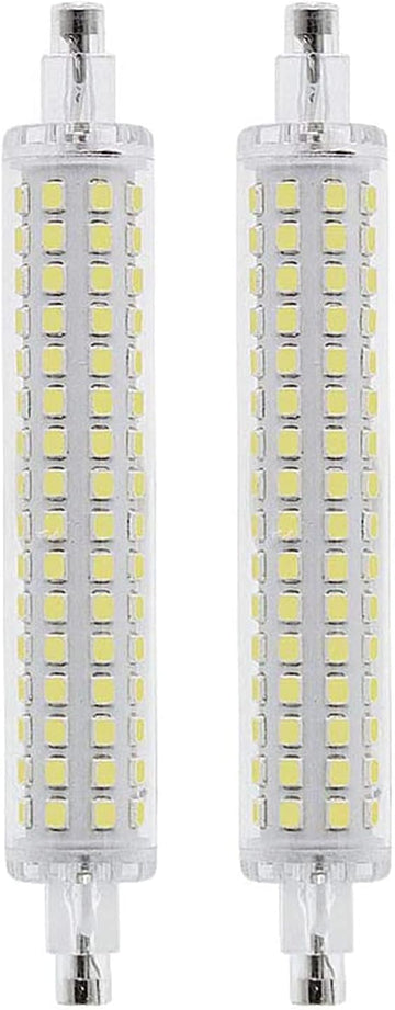 118mm 10W R7S LED Bulbs 128 LEDs R7S Corn Light 100W Halogen Equivalent J Type T3 120V R7S Non-Dimmable Double