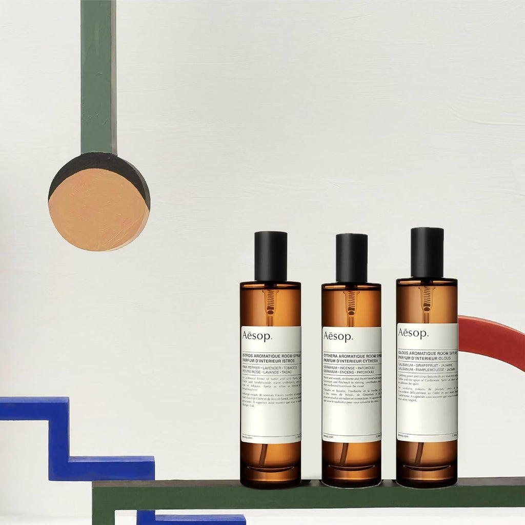 Room Spray Set - Olous, Cythera & Istros | Luxury Aromatic Home Fragrance | Fresh, Woody & Floral Scents - Set of 3