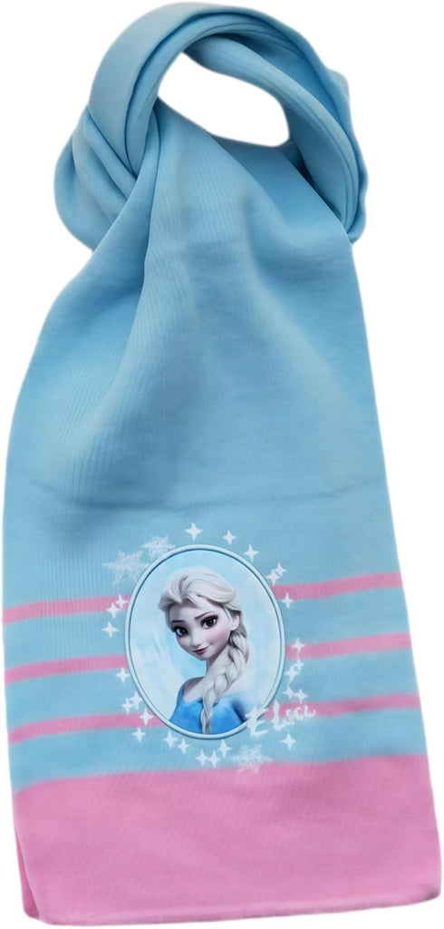 Princess Winter Beanie Hat Scarf and Gloves Set for Girls