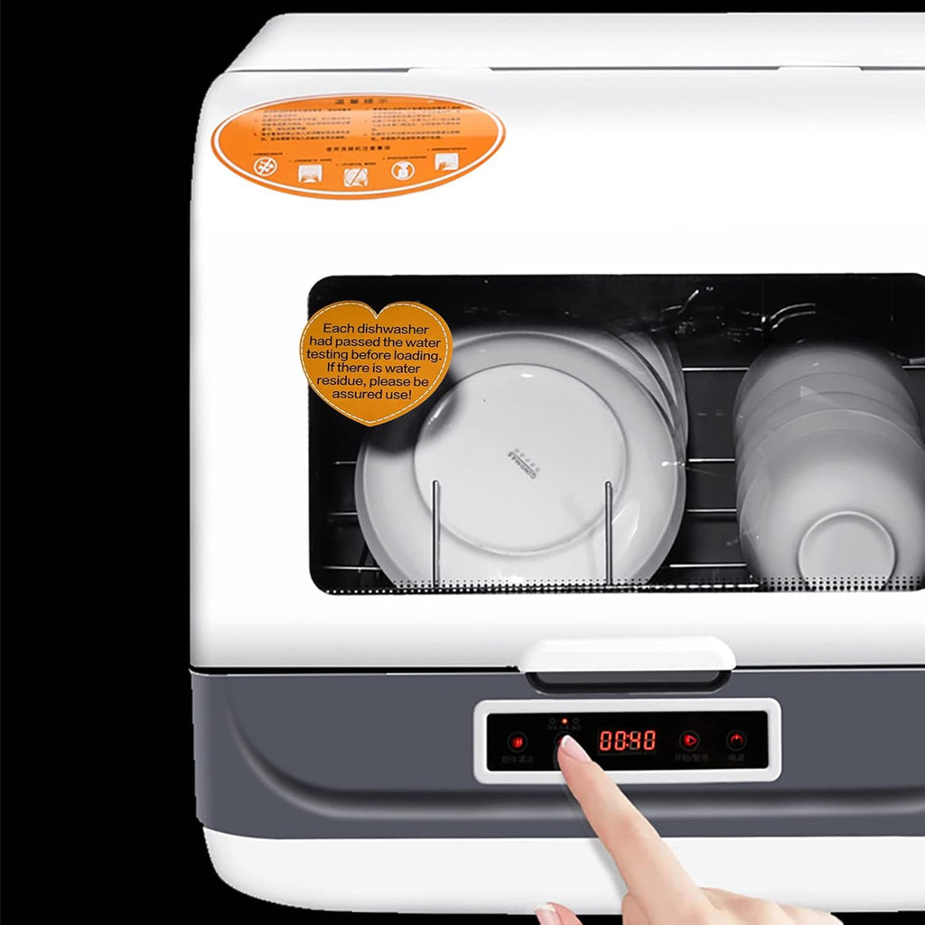 Countertop Dishwasher Portable Dish Washer with 8L Built-in Water Tank