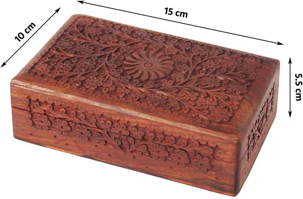 Jewellery Box for Women Wooden Jewel Organizer Hand Carved Jewellery box, Wooden Jewelry Organizer box, Vanity