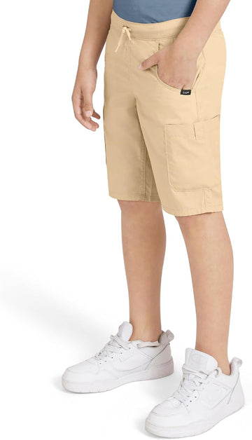 Boys Soft Stretch Lightweight Pull On Cargo Shorts for Kids