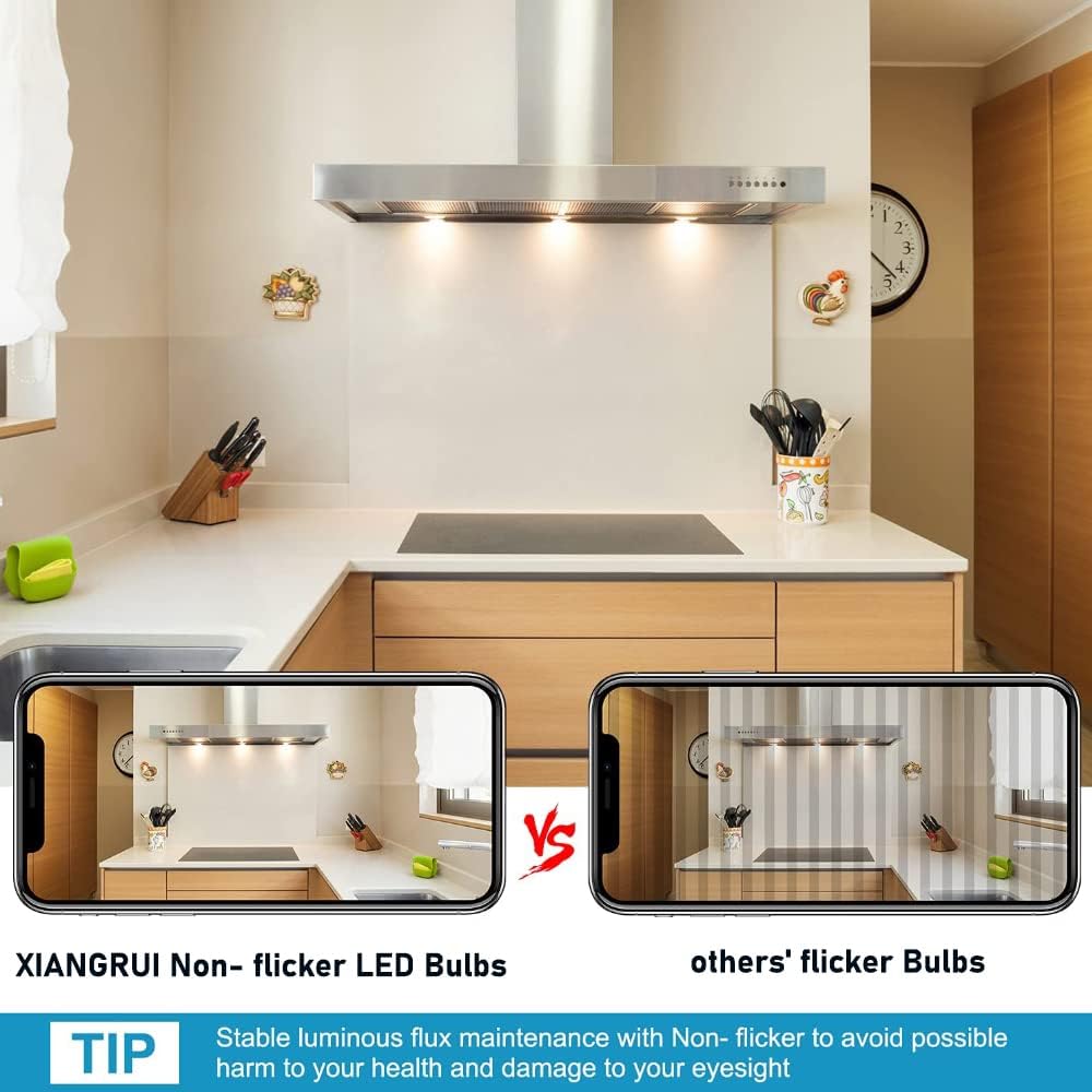 E17 LED Bulb Dimmable 8W Consumption 80W Equiavlent Halogen Bubs,800LM,AC 110-130V,CRI:≧85Ra,S11 T8 T7 E17