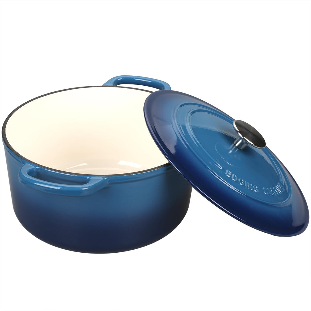 Enameled Cast Iron Dutch Oven with Sourdough Bread Baking Kit, Bread Dutch Oven with Lid, Includes Proofing Basket &
