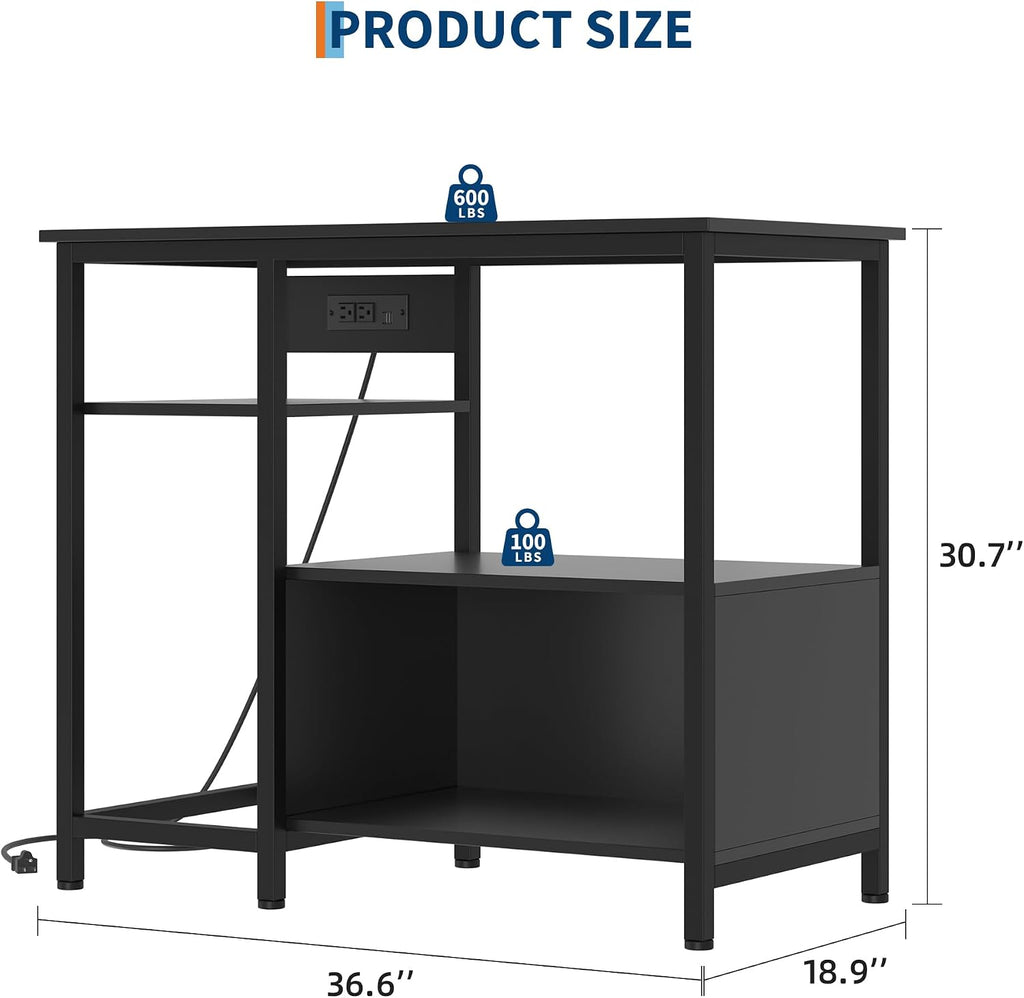 40-50 Gallon Fish Tank Stand with Power Outlets