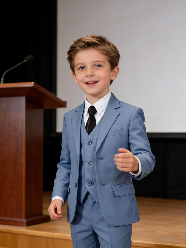 Boys Suit Kids Dress Clothes Wedding Ring Bearer Outfit Formal Wear