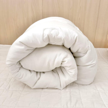 White Duvet Insert Queen Comforter for All Season, 90"x90", 5.5 Pounds