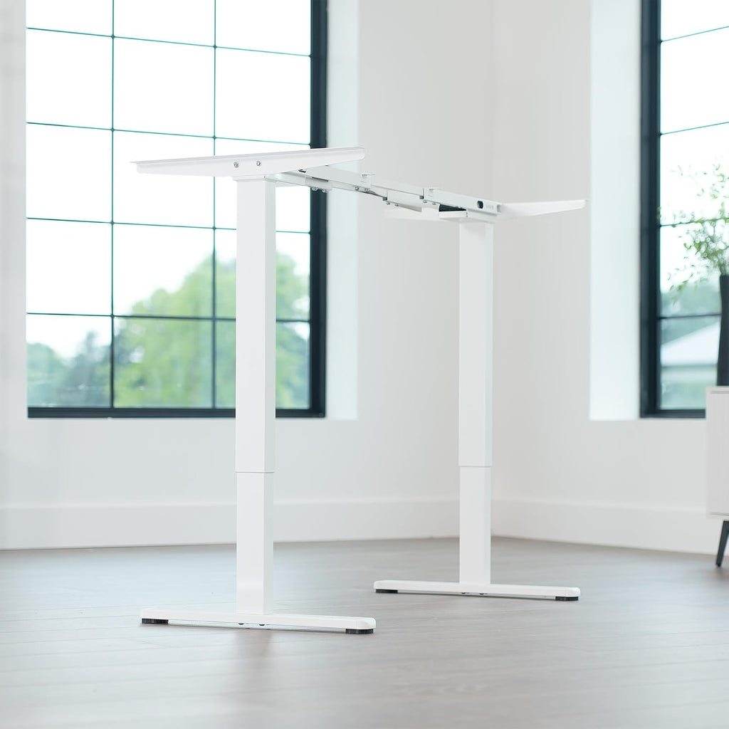 Heavy Duty Dual Motor Electric Sit Stand Desk Frame, 220 lbs Capacity, Fits up to 77 x 43 inch Tops, Memory