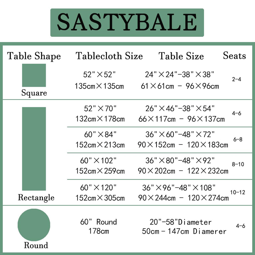 Jacquard Tablecloth Rectangle 60" x 84" Sage Green
