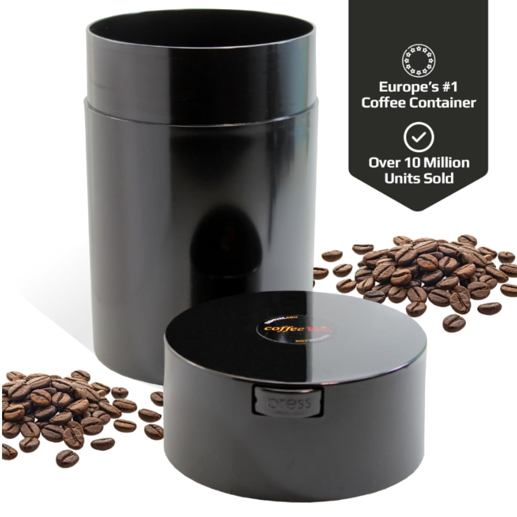 1LB - Patented Airtight Container | Multi-use Vacuum container works as smell proof containers for ground coffee