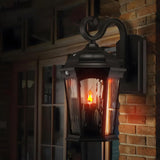 Upgraded Flame Light Bulbs, Compact E12 Chandelier Base Candle Flickering Fire Light Bulb for Halloween Christmas