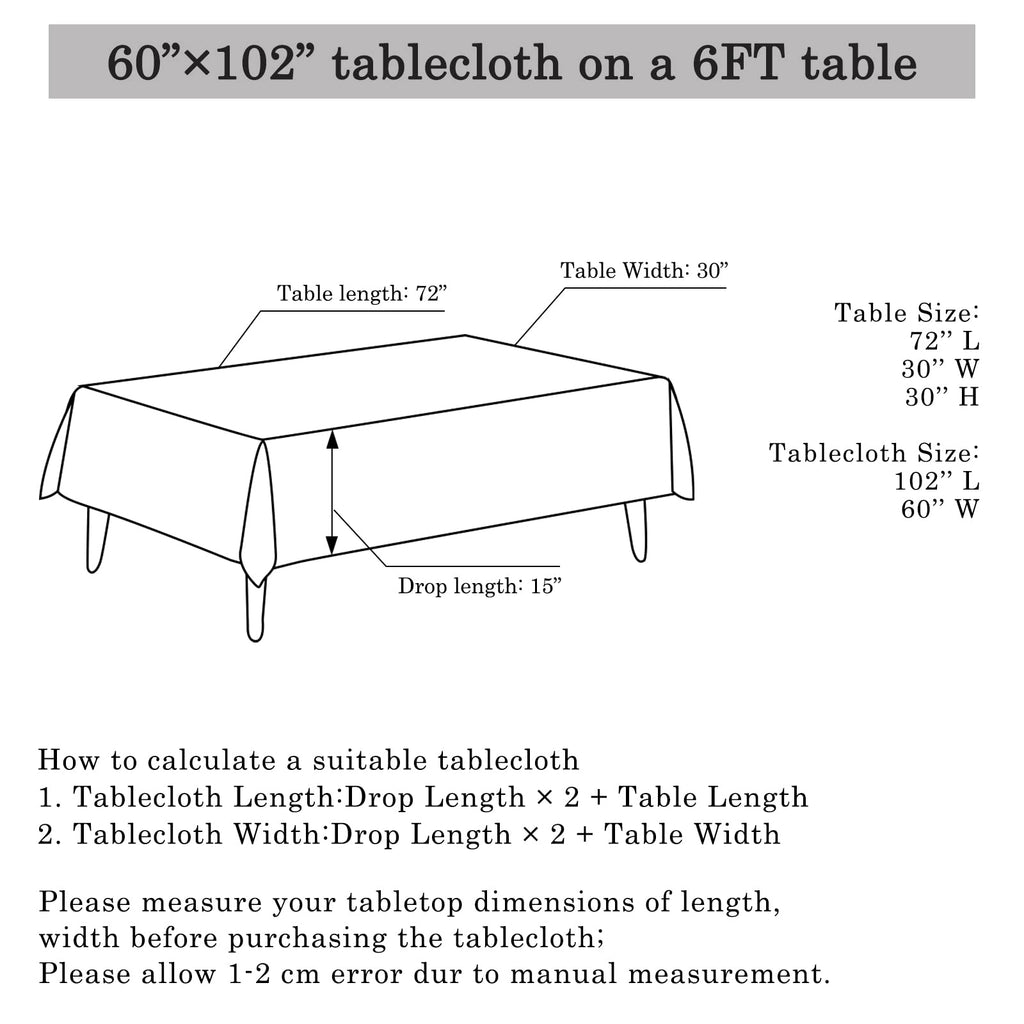 Sequin Tablecloth Rose Gold 60x102-Inch Rectangular Sequin Tablecloth Overlay for 6FT Table Glitter Tablecloth Cover