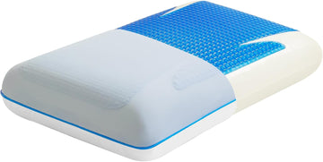 Cooling Gel Memory Foam Pillow for Hot Sleepers, Medium Loft Standard Size | Cooling Pillow for Side & Back Sleepers
