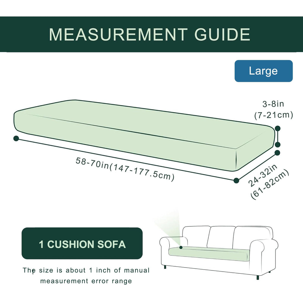 Individual Couch Cushion Covers, Sofa Seat Cushion Covers Washable