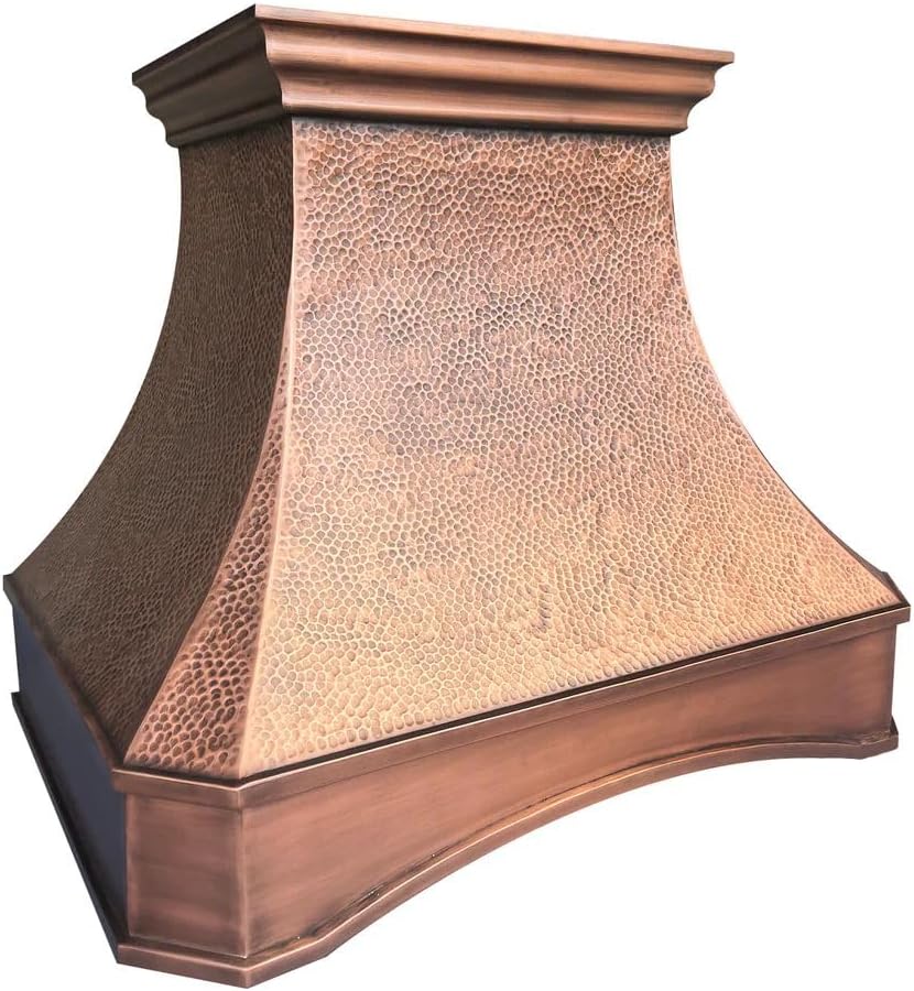 42 Inch Copper Island Mount Range Hood