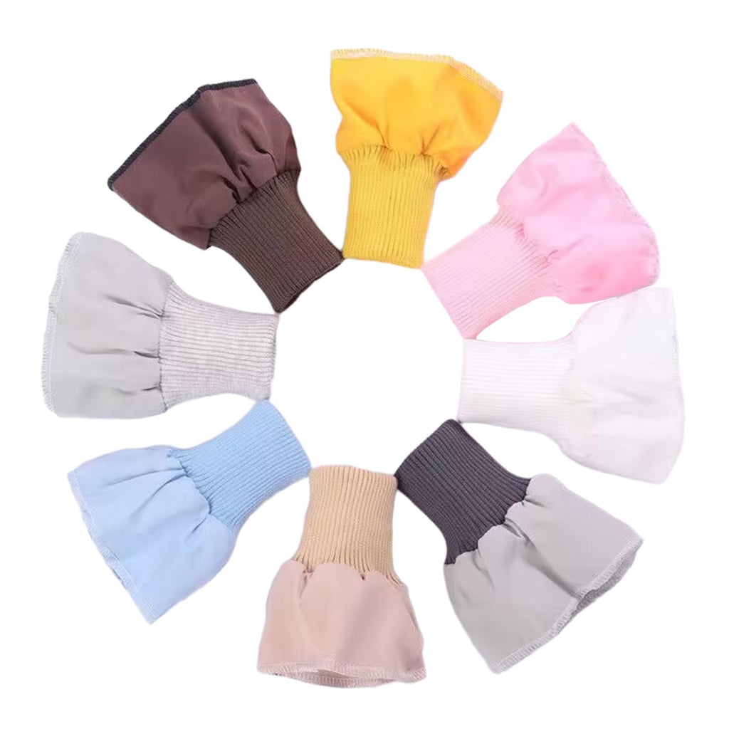 1 Pair Tubular Knit Stretchy Rib Cuffing Material Replacement for Padded Jacket Coat Sleeve Cuffs Sewing DIY Navy