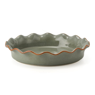 Ceramic Pie Pan for Baking[10.5 inch], Reusable NonStick Ceramic Baking Dish