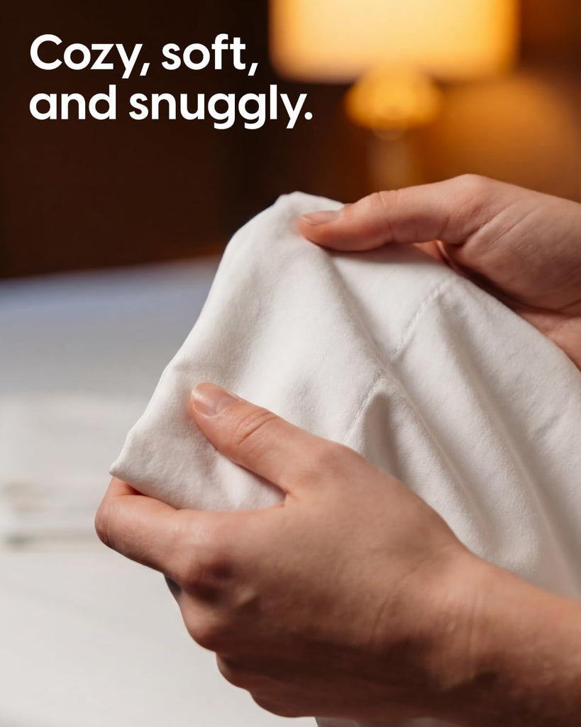 Queen Bed Sheets - 3 Piece - NO Flat Sheet Included - Queen Sheet Set - Soft, Comfy & Cooling - Easy Care - Wrinkle &