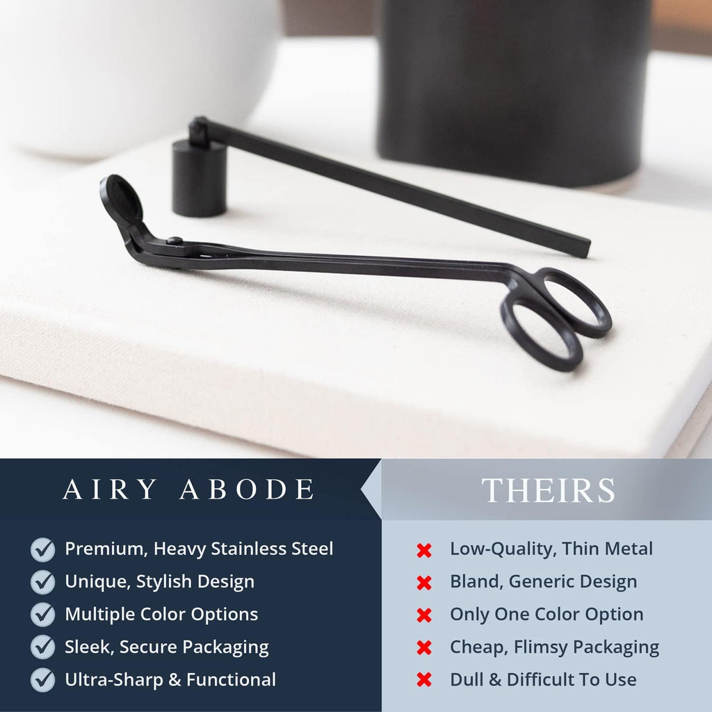 Candle Wick Trimmer and Candle Snuffer Accessory Set - Pick Your Color