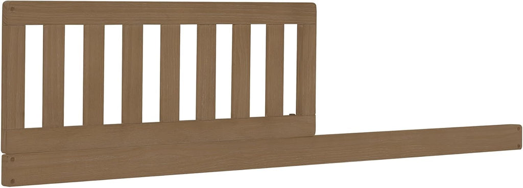 Simmons Kids Asher 6-in-1 Convertible Crib with Toddler Rail, Aged Oak