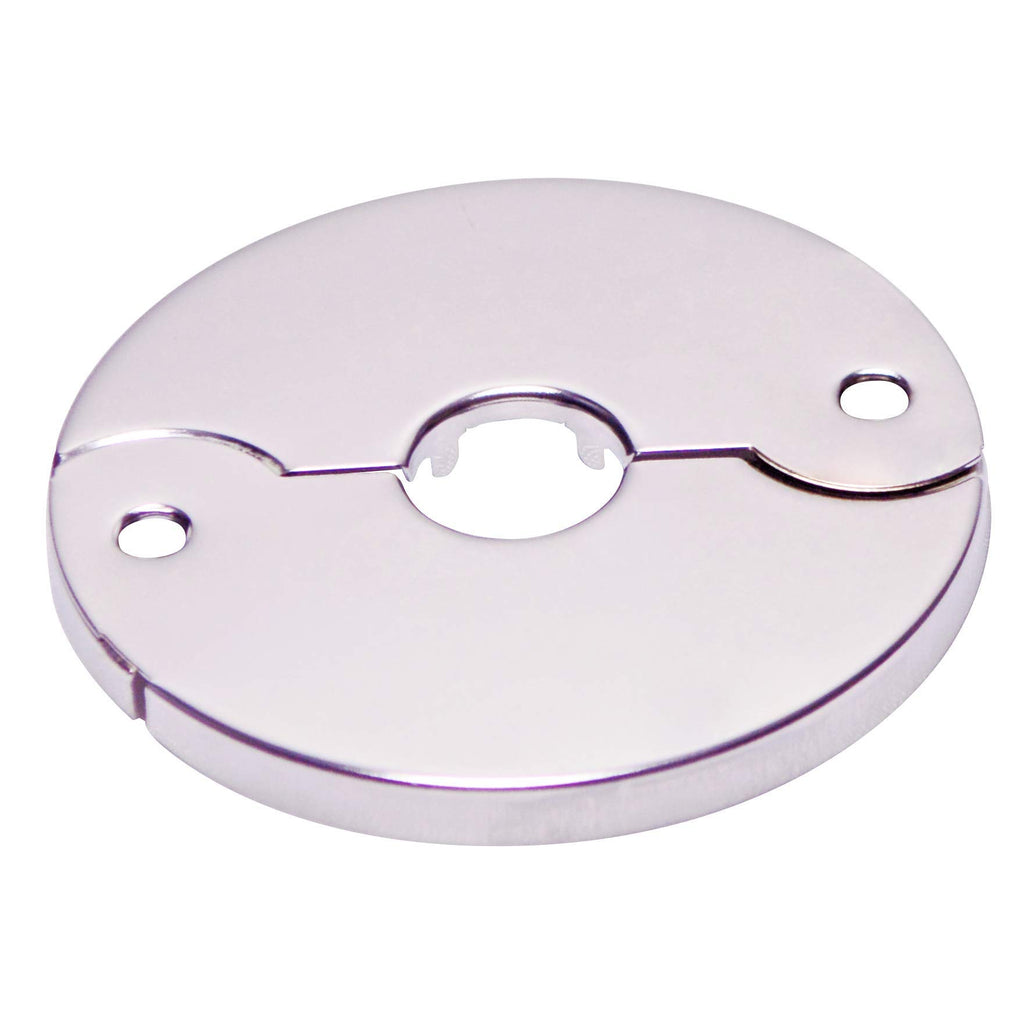 Floor and Ceiling Plate Cover Split Flange Replacement and Repair Kit, Fits 1/2 Inch IPS Galvanized Pipe or 3/4 Inch