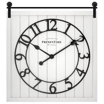 Farmhouse Barn Door Clock