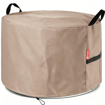 [2026 Upgraded] Fire Pit Cover Round for Bonfire 19.5"