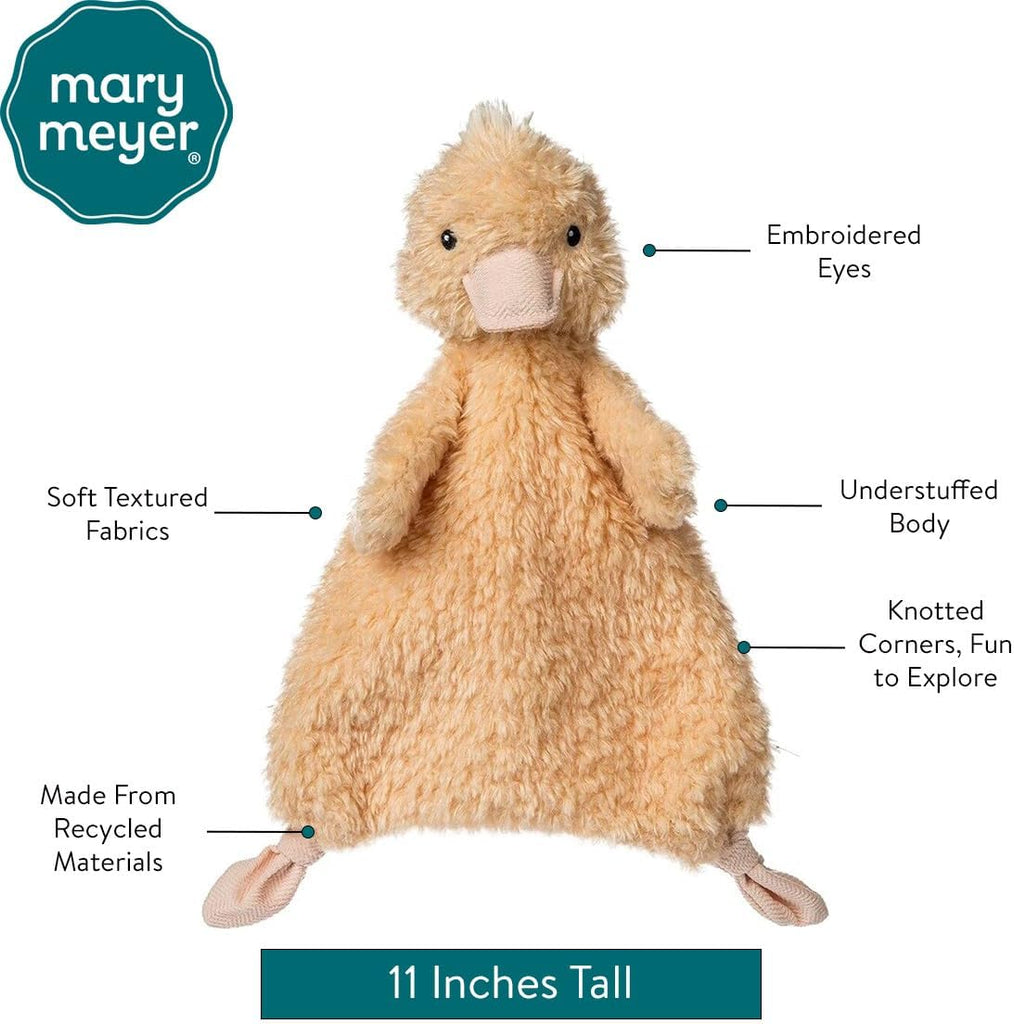 Lovey for Babies Again Friends Soft Snuggle Toy Made from Recycled Materials, Inches, Duck