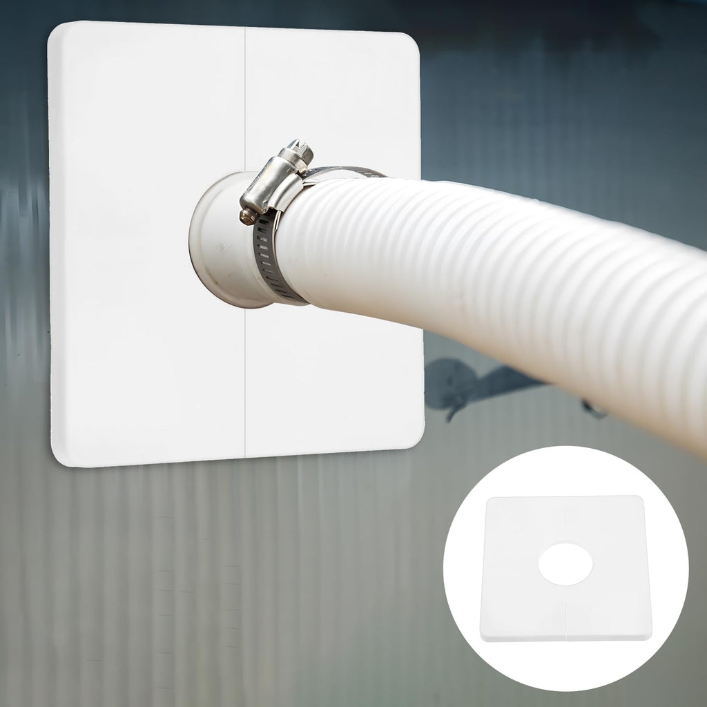 2-Pack Plumbing Cover Plates, 1.1-Inch Diameter Hole