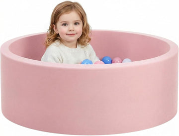 Foam Ball Pit, Ball Pit for Toddlers, Pink, NO Balls