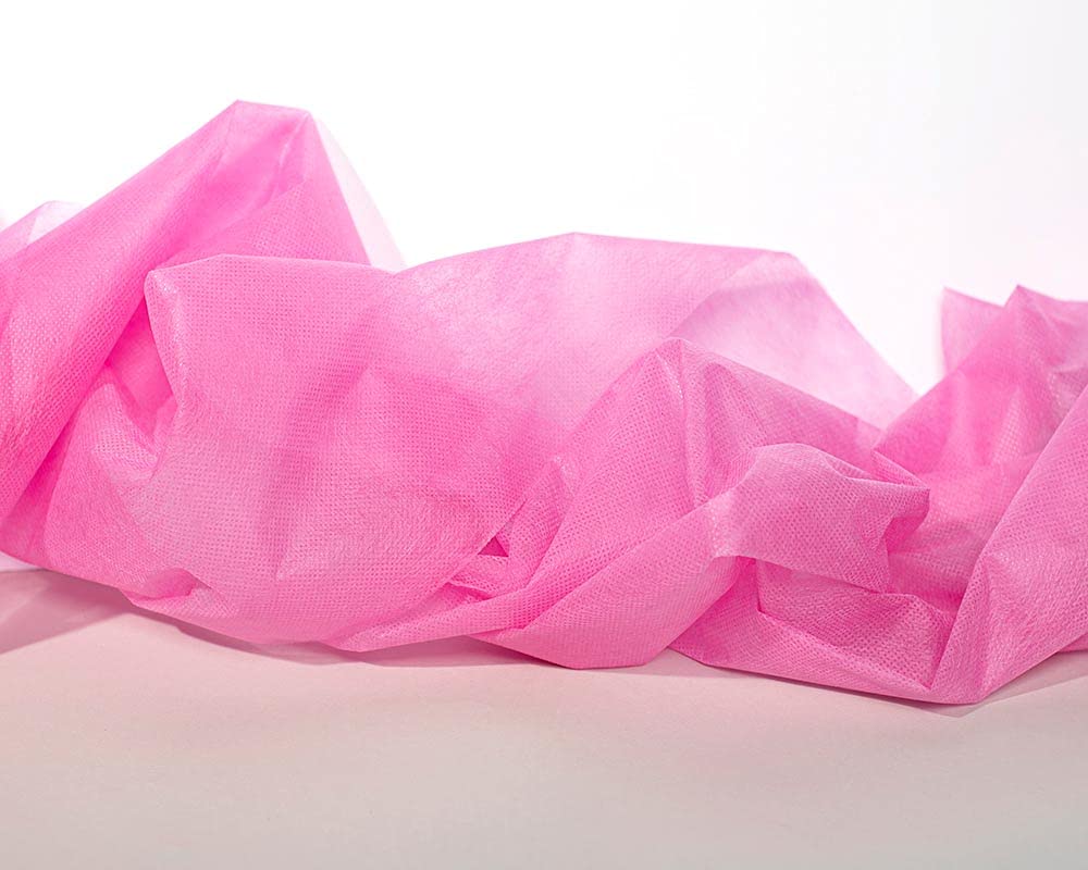 Pink Flame Retardant Gossamer Decorating Fabric, 59" x 100 Yard roll